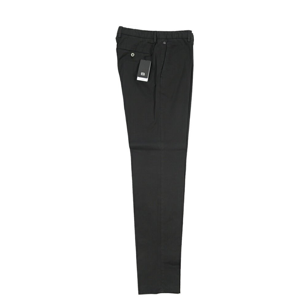 GTA “800 SSL” ストレッチコットン ノータックチノパンツ / EXTRASLIM FIT ダークネイビー 46 | GUARDAROBA MILANO OFFICIAL STORE