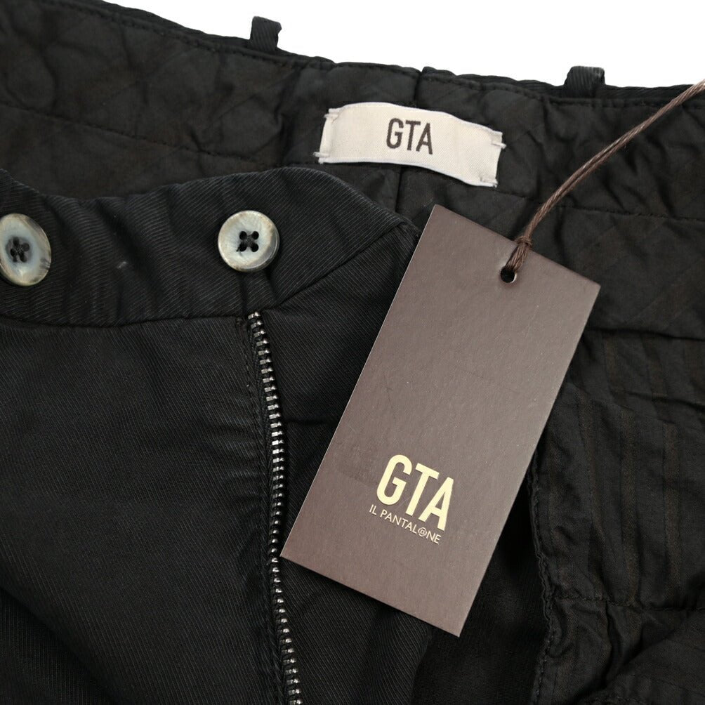 GTA “800 SSL” コットン混 ノータックチノパンツ / EXTRASLIM FIT ダークネイビー 46 | GUARDAROBA MILANO OFFICIAL STORE