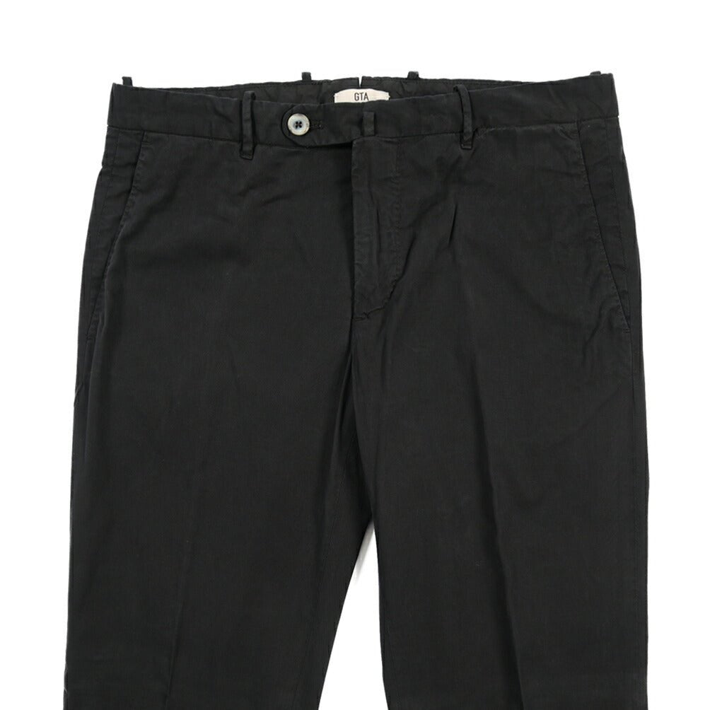 GTA “800 SSL” コットン混 ノータックチノパンツ / EXTRASLIM FIT ダークネイビー 46 | GUARDAROBA MILANO OFFICIAL STORE
