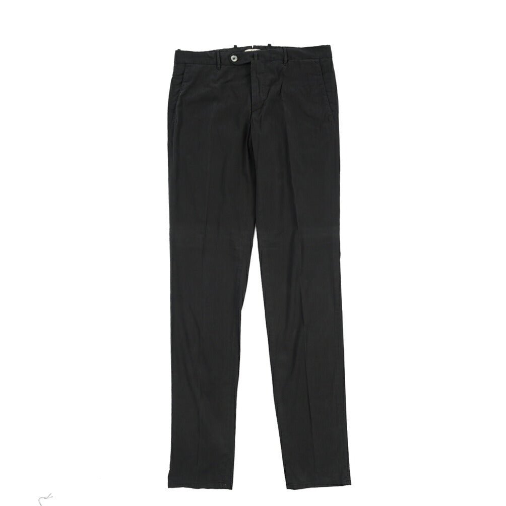 GTA “800 SSL” コットン混 ノータックチノパンツ / EXTRASLIM FIT ダークネイビー 46 | GUARDAROBA MILANO OFFICIAL STORE