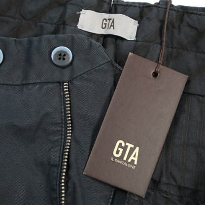 GTA “800 SSL” ストレッチコットン ノータックチノパンツ / EXTRASLIM FIT ネイビー 46 | GUARDAROBA MILANO OFFICIAL STORE