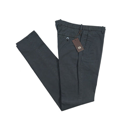 GTA “800 SSL” ストレッチコットン ノータックチノパンツ / EXTRASLIM FIT ネイビー 46 | GUARDAROBA MILANO OFFICIAL STORE