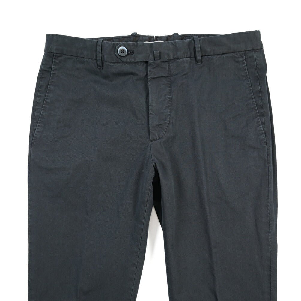 GTA “800 SSL” ストレッチコットン ノータックチノパンツ / EXTRASLIM FIT ネイビー 46 | GUARDAROBA MILANO OFFICIAL STORE