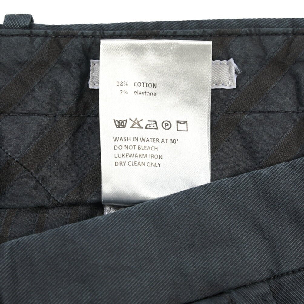 GTA “800 SSL” ストレッチコットン ノータックチノパンツ / EXTRASLIM FIT ネイビー 46 | GUARDAROBA MILANO OFFICIAL STORE