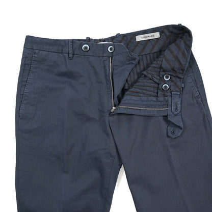 GTA “800 SSL” ストレッチコットン ノータックチノパンツ / EXTRASLIM FIT ネイビー 46 | GUARDAROBA MILANO OFFICIAL STORE