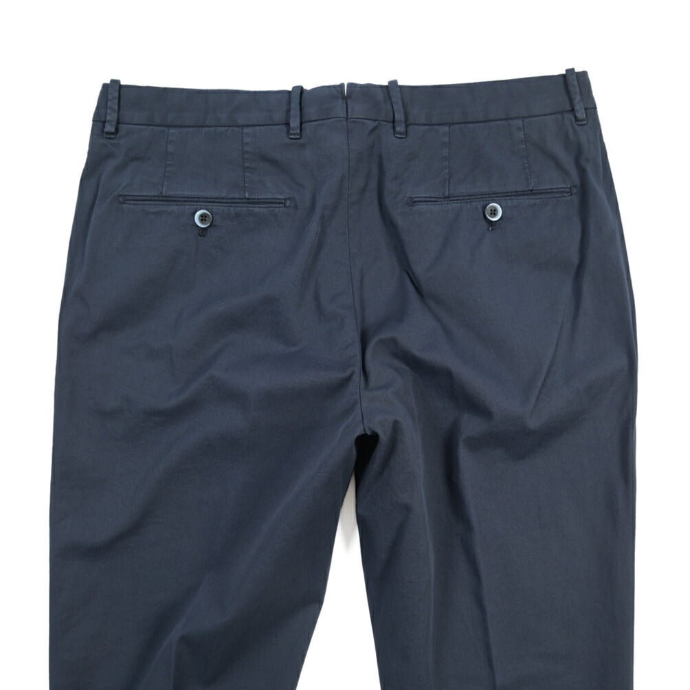 GTA “800 SSL” ストレッチコットン ノータックチノパンツ / EXTRASLIM FIT ネイビー 46 | GUARDAROBA MILANO OFFICIAL STORE