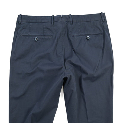 GTA “800 SSL” ストレッチコットン ノータックチノパンツ / EXTRASLIM FIT ネイビー 46 | GUARDAROBA MILANO OFFICIAL STORE