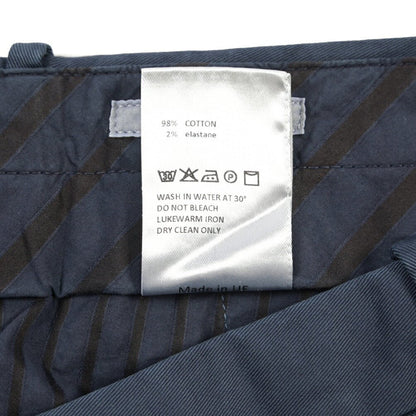 GTA “800 SSL” ストレッチコットン ノータックチノパンツ / EXTRASLIM FIT ネイビー 46 | GUARDAROBA MILANO OFFICIAL STORE