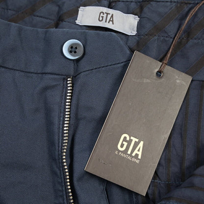 GTA “800 SSL” ストレッチコットン ノータックチノパンツ / EXTRASLIM FIT ネイビー 46 | GUARDAROBA MILANO OFFICIAL STORE