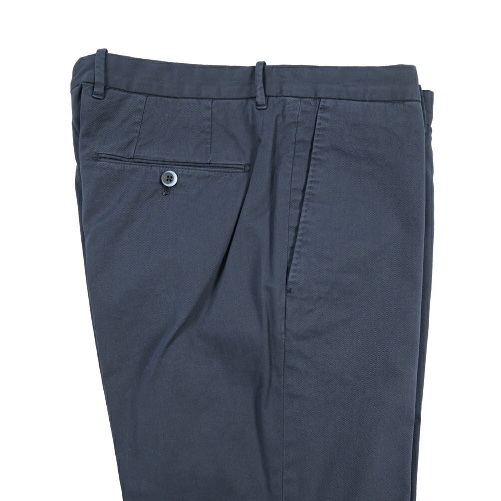 GTA “800 SSL” ストレッチコットン ノータックチノパンツ / EXTRASLIM FIT ネイビー 46 | GUARDAROBA MILANO OFFICIAL STORE