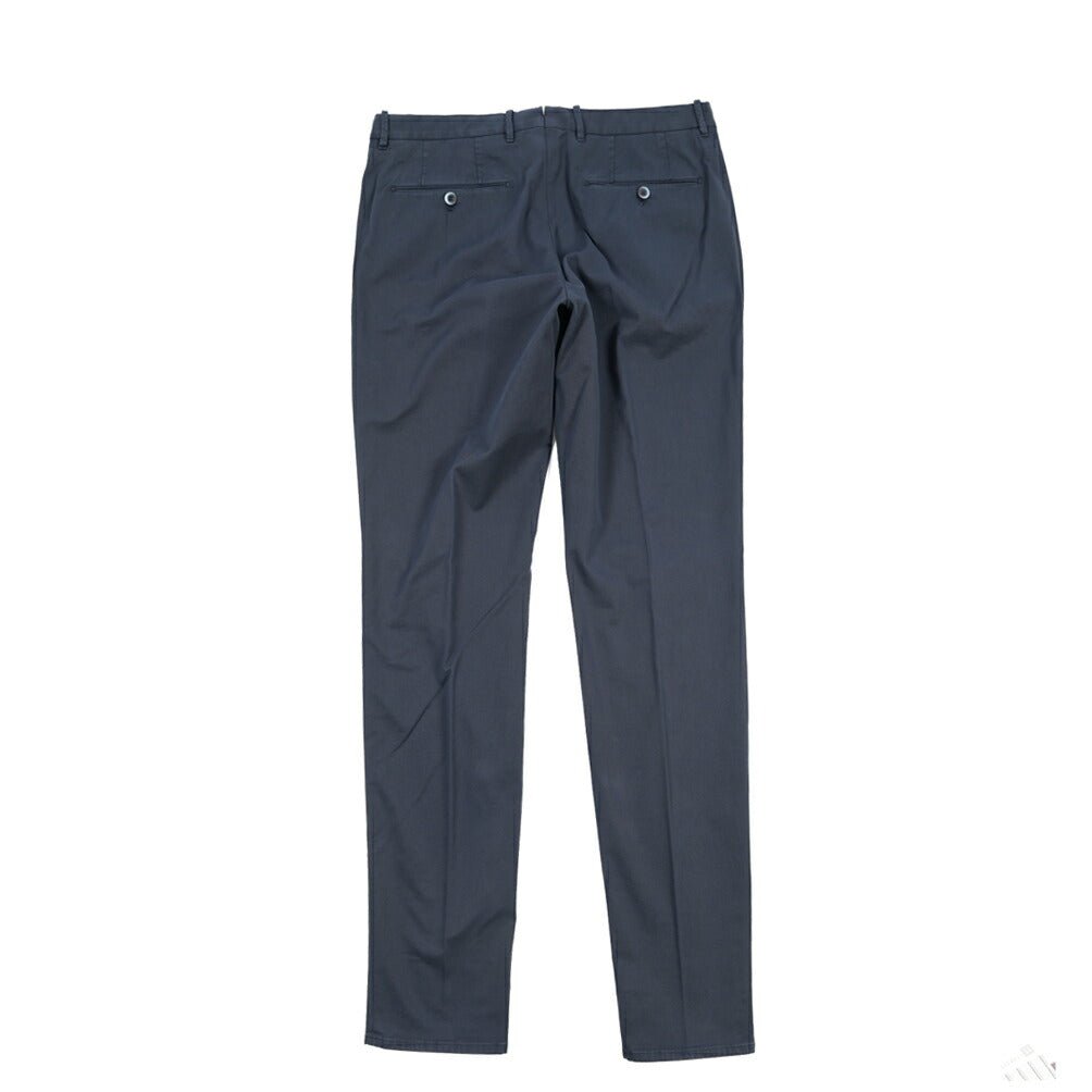 GTA “800 SSL” ストレッチコットン ノータックチノパンツ / EXTRASLIM FIT ネイビー 46 | GUARDAROBA MILANO OFFICIAL STORE