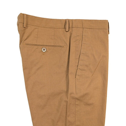 GTA “800K” ストレッチコットン ノータックチノパンツ / EXTRASLIM FIT ブラウン 46 | GUARDAROBA MILANO OFFICIAL STORE
