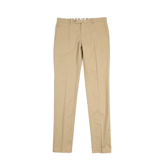 GTA “800K” ストレッチコットン ノータックチノパンツ / EXTRASLIM FIT ベージュ 46 | GUARDAROBA MILANO OFFICIAL STORE