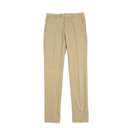 GTA “800K” ストレッチコットン ノータックチノパンツ / EXTRASLIM FIT ベージュ 46 | GUARDAROBA MILANO OFFICIAL STORE