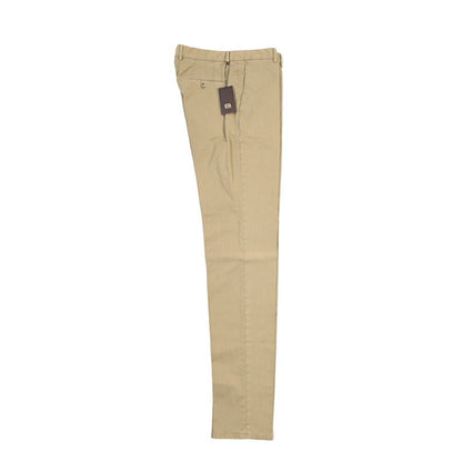 GTA “800K” ストレッチコットン ノータックチノパンツ / EXTRASLIM FIT ベージュ 46 | GUARDAROBA MILANO OFFICIAL STORE