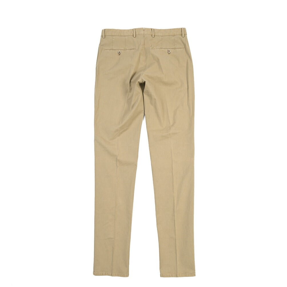 GTA “800K” ストレッチコットン ノータックチノパンツ / EXTRASLIM FIT ベージュ 46 | GUARDAROBA MILANO OFFICIAL STORE