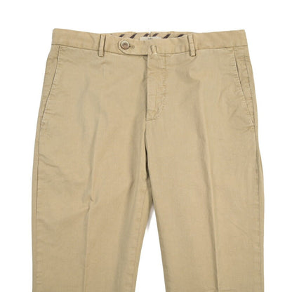 GTA “800K” ストレッチコットン ノータックチノパンツ / EXTRASLIM FIT ベージュ 46 | GUARDAROBA MILANO OFFICIAL STORE