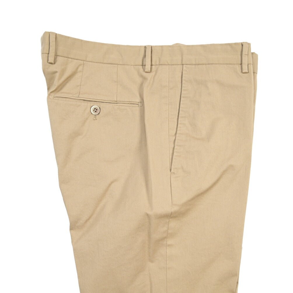GTA “800K” ストレッチコットン ノータックチノパンツ / EXTRASLIM FIT ベージュ 44 | GUARDAROBA MILANO OFFICIAL STORE