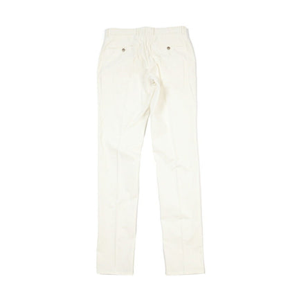 GTA “800KP” ストレッチコットン ワンタックパンツ / EXTRASLIM / メンズ ホワイト 46 | GUARDAROBA MILANO OFFICIAL STORE