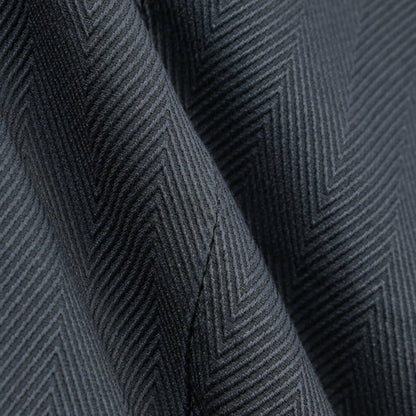 GTA “ALESSANDRO” ストレッチコットン ワンタックヘリンボーンパンツ / COMFORT / メンズ ダークネイビー 46 | GUARDAROBA MILANO OFFICIAL STORE