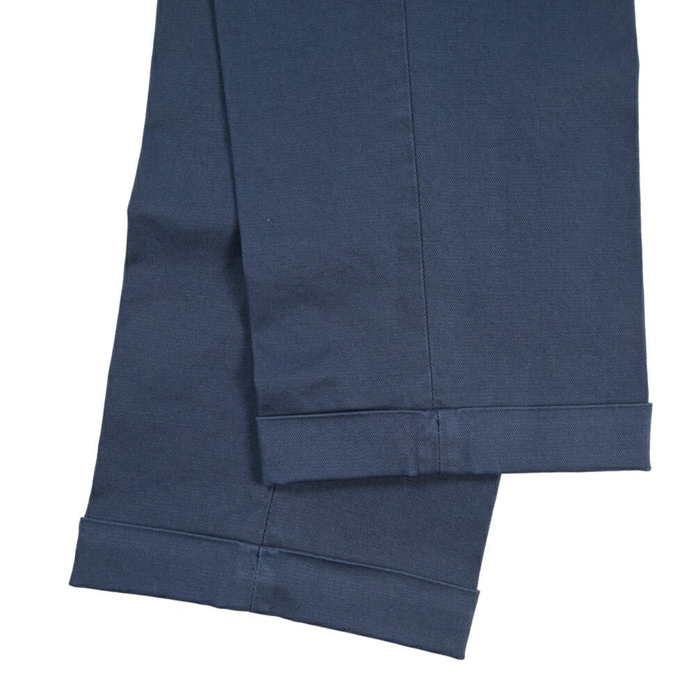 GTA “ALESSANDRO” ストレッチコットン ワンタックパンツ / COMFORT FIT ネイビー 50 | GUARDAROBA MILANO OFFICIAL STORE