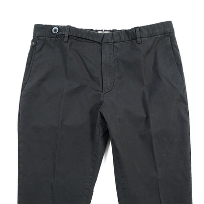 GTA “BARRY” SLIM FIT ストレッチコットン ノータックパンツ / SLIM FIT ネイビー 46 | GUARDAROBA MILANO OFFICIAL STORE