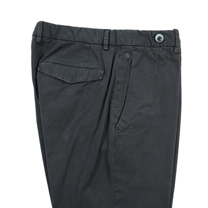 GTA “BARRY” SLIM FIT ストレッチコットン ノータックパンツ / SLIM FIT ネイビー 46 | GUARDAROBA MILANO OFFICIAL STORE