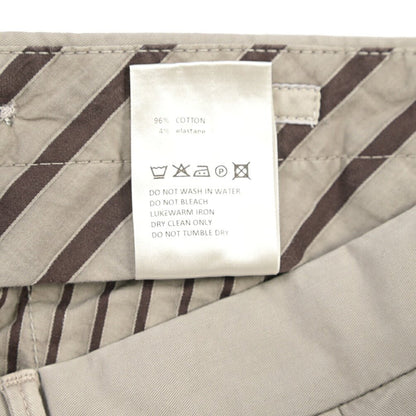 GTA “BYRON” SLIM FIT ストレッチコットン ワンタックパンツ / SLIM FIT グレー 46 | GUARDAROBA MILANO OFFICIAL STORE