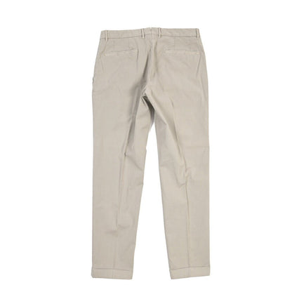 GTA “BYRON” SLIM FIT ストレッチコットン ワンタックパンツ / SLIM FIT グレー 46 | GUARDAROBA MILANO OFFICIAL STORE