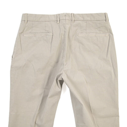 GTA “BYRON” SLIM FIT ストレッチコットン ワンタックパンツ / SLIM FIT グレー 46 | GUARDAROBA MILANO OFFICIAL STORE