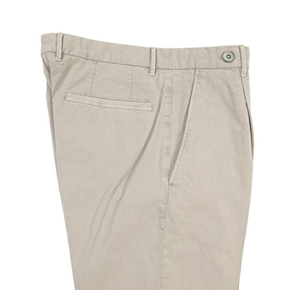 GTA “BYRON” SLIM FIT ストレッチコットン ワンタックパンツ / SLIM FIT グレー 48 | GUARDAROBA MILANO OFFICIAL STORE