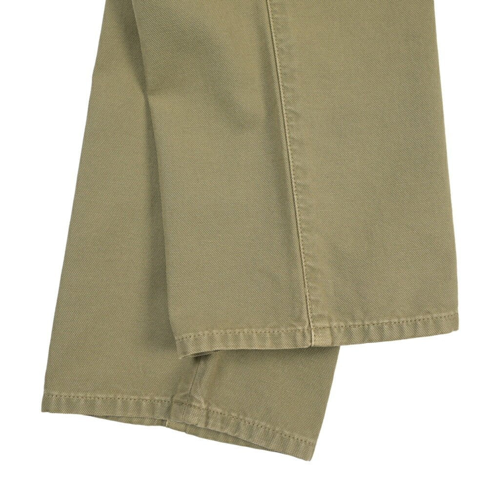 GTA “CHARLIE” コットン100% ノータックベイカーパンツ / 製品染め / COMFORT / メンズ カーキグリーン 46 | GUARDAROBA MILANO OFFICIAL STORE