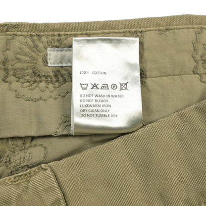 GTA “CHARLIE” コットン100% ノータックベイカーパンツ / 製品染め / COMFORT / メンズ カーキグリーン 46 | GUARDAROBA MILANO OFFICIAL STORE