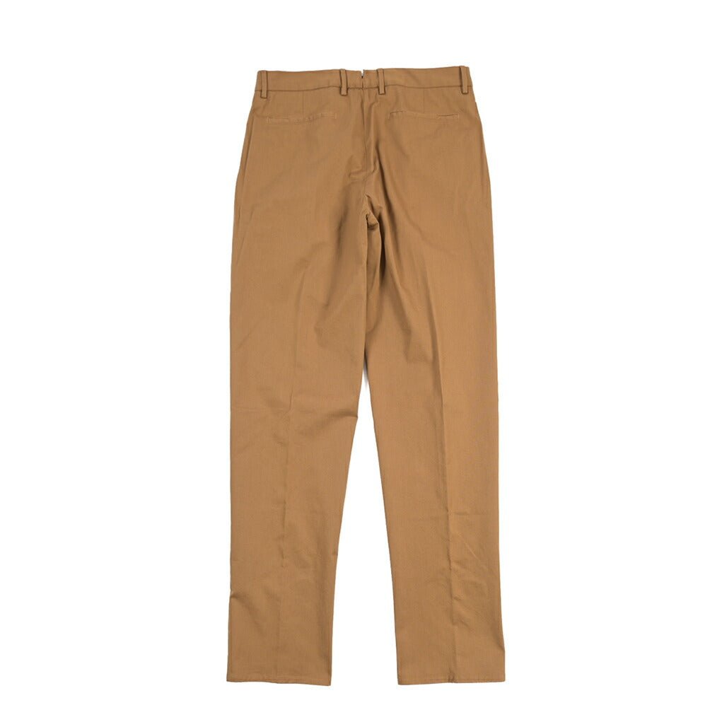 GTA “DANTE” ストレッチコットン ツータックチノパンツ / COMFORT FIT ブラウン 46 | GUARDAROBA MILANO OFFICIAL STORE