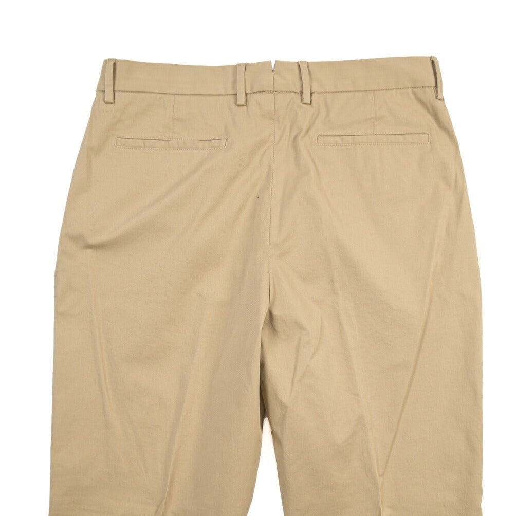 GTA “DANTE” ストレッチコットン ツータックチノパンツ / COMFORT FIT ベージュ 46 | GUARDAROBA MILANO OFFICIAL STORE