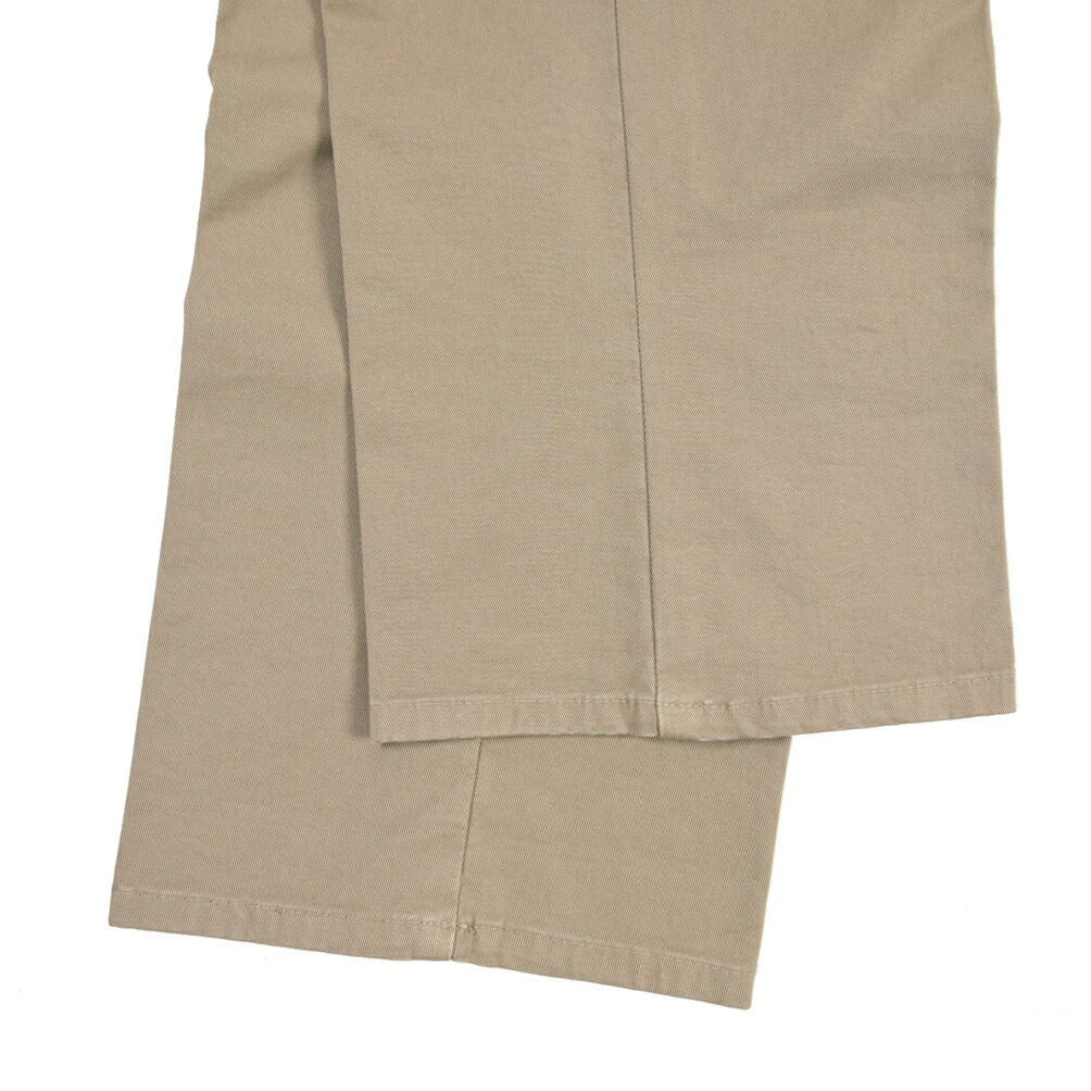 GTA “DANTE” ストレッチコットン ツータックチノパンツ / COMFORT FIT グレージュ 48 | GUARDAROBA MILANO OFFICIAL STORE