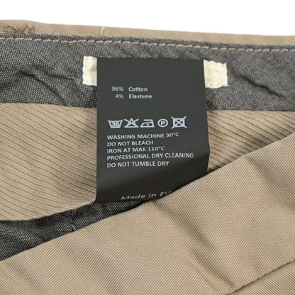 GTA “DANTE” ストレッチコットン ツータックチノパンツ / COMFORT FIT グレージュ 48 | GUARDAROBA MILANO OFFICIAL STORE