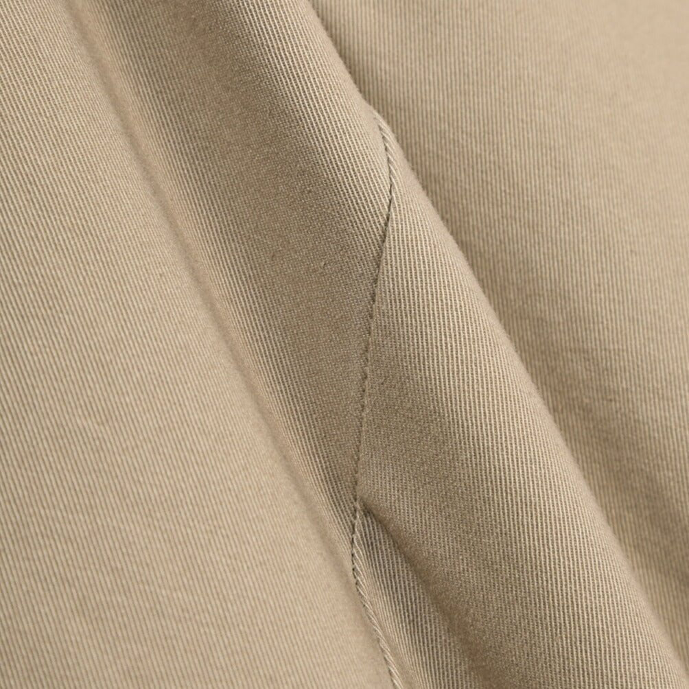 GTA “DANTE” ストレッチコットン ツータックチノパンツ / COMFORT FIT グレージュ 48 | GUARDAROBA MILANO OFFICIAL STORE
