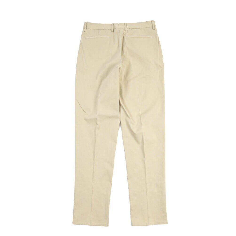 GTA “DANTE” ストレッチコットン ツータックチノパンツ / COMFORT FIT ベージュ 46 | GUARDAROBA MILANO OFFICIAL STORE
