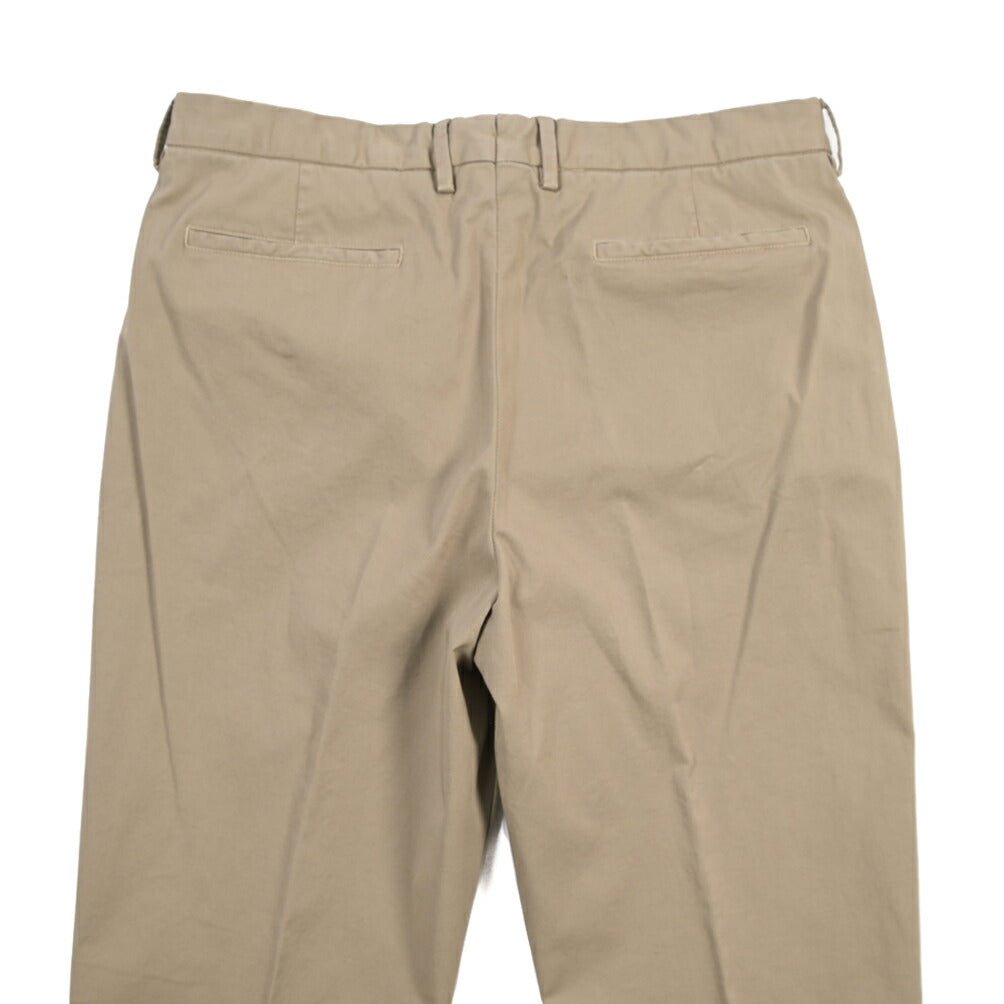 GTA “DANTE” ストレッチコットン ツータックパンツ / COMFORT FIT グレージュ 52 | GUARDAROBA MILANO OFFICIAL STORE