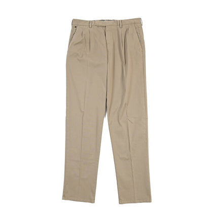 GTA “DANTE” ストレッチコットン ツータックパンツ / COMFORT FIT グレージュ 52 | GUARDAROBA MILANO OFFICIAL STORE