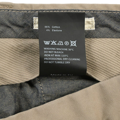 GTA “DANTE” ストレッチコットン ツータックパンツ / COMFORT FIT グレージュ 52 | GUARDAROBA MILANO OFFICIAL STORE