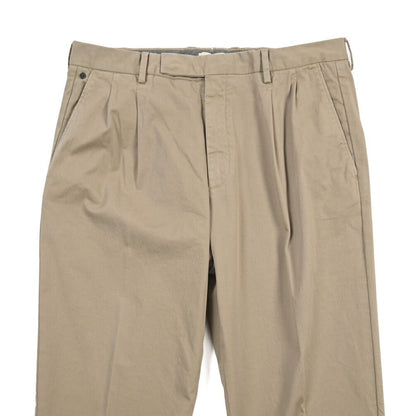 GTA “DANTE” ストレッチコットン ツータックパンツ / COMFORT FIT グレージュ 52 | GUARDAROBA MILANO OFFICIAL STORE
