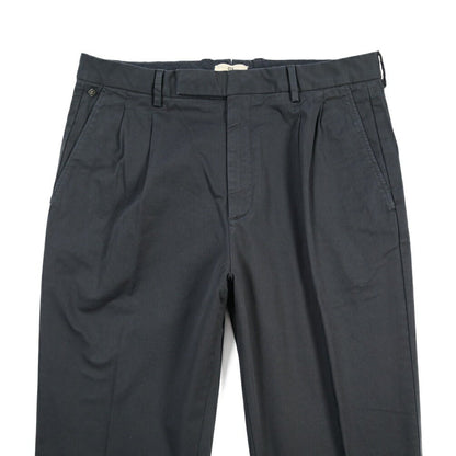 GTA “DANTE” ストレッチコットン ツータックパンツ / COMFORT FIT ネイビー 48 | GUARDAROBA MILANO OFFICIAL STORE