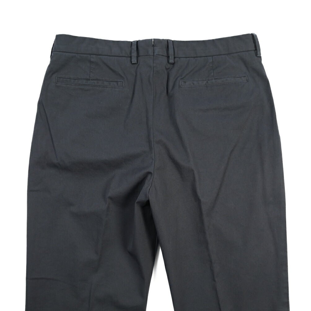 GTA “DANTE” ストレッチコットン ツータックパンツ / COMFORT FIT ネイビー 48 | GUARDAROBA MILANO OFFICIAL STORE
