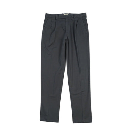 GTA “DANTE” ストレッチコットン ツータックパンツ / COMFORT FIT ネイビー 48 | GUARDAROBA MILANO OFFICIAL STORE