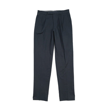 GTA “DANTE” ストレッチコットン ツータックパンツ / COMFORT FIT ネイビー 46 | GUARDAROBA MILANO OFFICIAL STORE