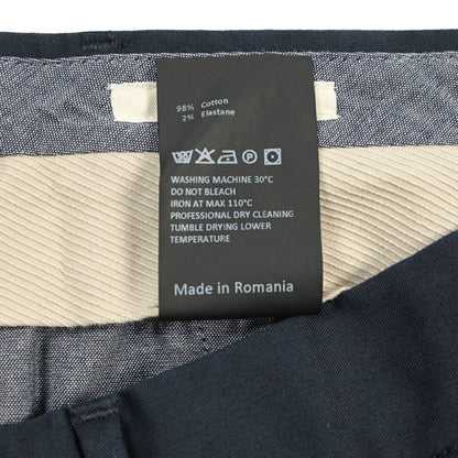 GTA “DANTE” ストレッチコットン ツータックパンツ / COMFORT FIT ネイビー 46 | GUARDAROBA MILANO OFFICIAL STORE