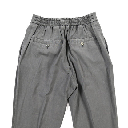 GTA “DAVIDE” ヴァージンウール100% ワンタックイージーパンツ / COMFORT FIT グレー 44 | GUARDAROBA MILANO OFFICIAL STORE