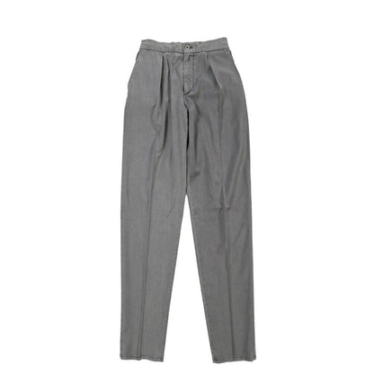 GTA “DAVIDE” ヴァージンウール100% ワンタックイージーパンツ / COMFORT FIT グレー 44 | GUARDAROBA MILANO OFFICIAL STORE